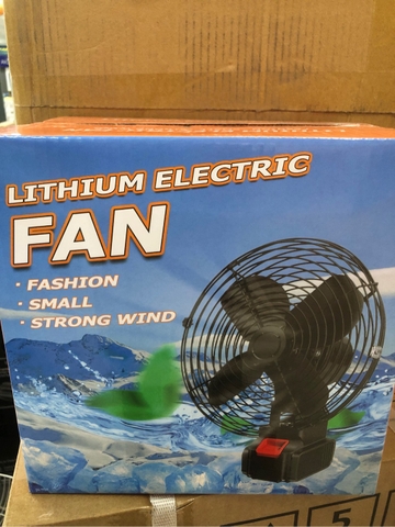 Quạt tích điện mini 8 inch 2 tốc độ FAN