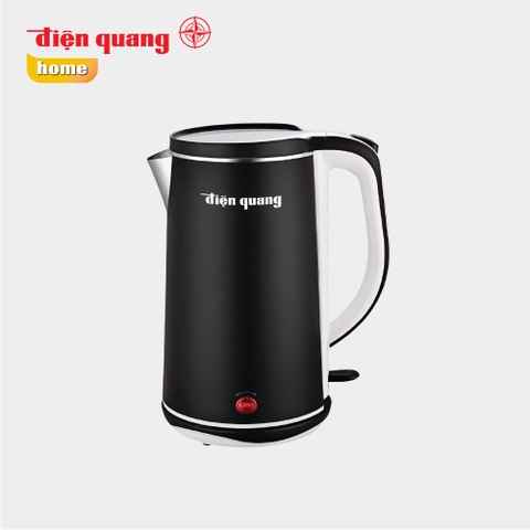 Ấm siêu tốc Điện Quang 1.8L, vỏ 2 lớp EKT111818BL