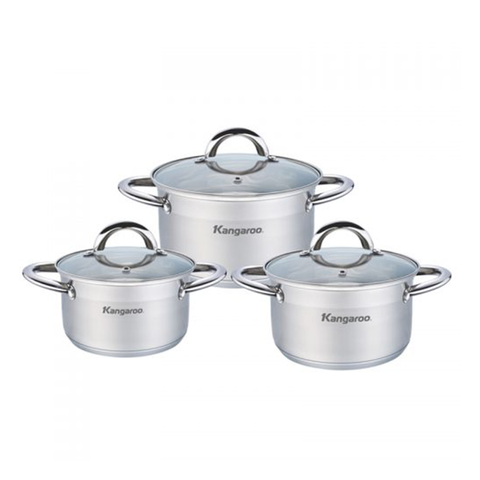 Bộ nồi inox KG 878