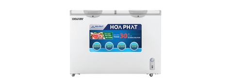 Tủ đông Hòa Phát 300l HCF 656S2D2 dàn đồng 2 ngăn đông mát inverter