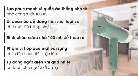 Bàn ủi hơi nước cầm tay Philips STH3010