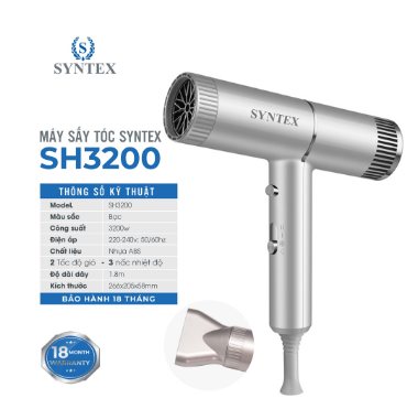 Máy sấy tóc Xyntex SH3200 công suất 32000W