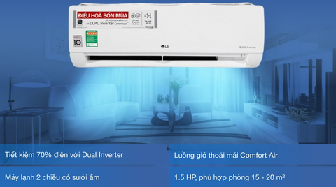 Điều hòa LG 12000 BTU 2 chiều Inverter B13END1