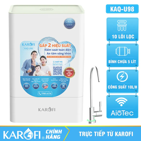 Máy lọc nước Karofi KAQ-U98 (10 lõi)