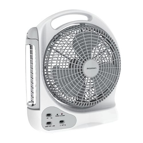 Quạt Sạc Tích điện ROMAN HFR12A1