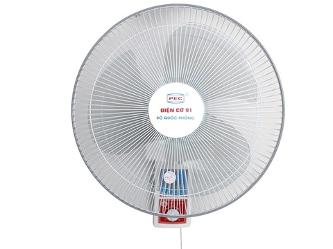 Quạt treo tường điện cơ 91 QTT-V2D 2 dây, 47w, cánh cam, thân trắng