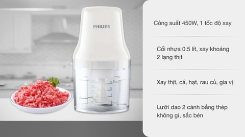 Máy xay thịt Philips HR1393