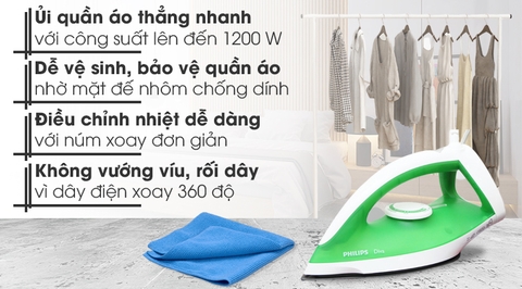 BÀN ỦI KHÔ Philips GC122/39