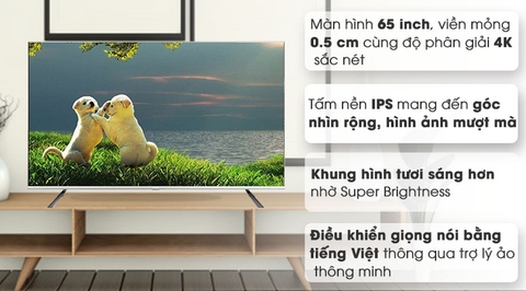 Android Tivi Casper 65 inch 65UG6000