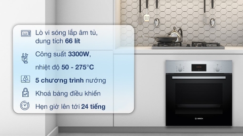 Lò nướng âm Bosch HMH.HBF133BS0A