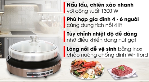 Nồi lẩu điện Sunhouse SHD4526 4 lít