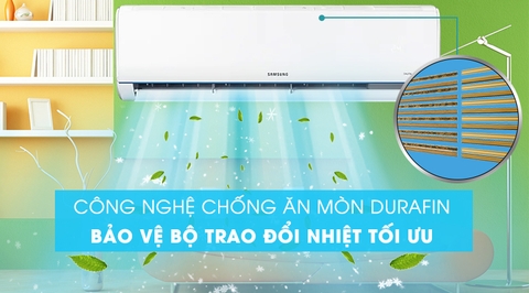 Điều hòa Samsung 12.000BTU 1 chiều Inverter HP AR12TYHQASINSV