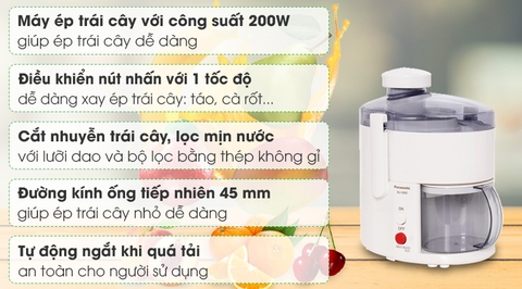 Máy ép trái cây Panasonic MJ-68MWRA