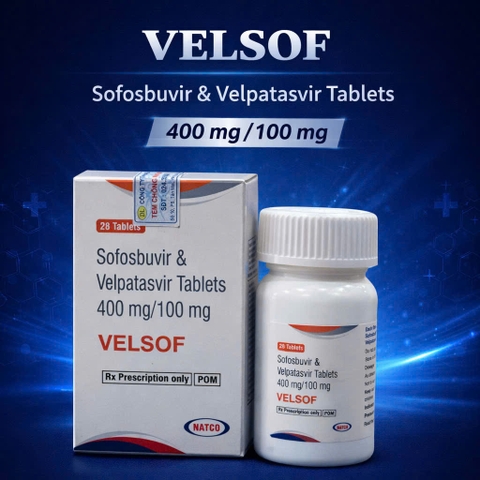 VELSOF (Sofosbuvir & Velpatasvir Tablets 400mg/100mg)