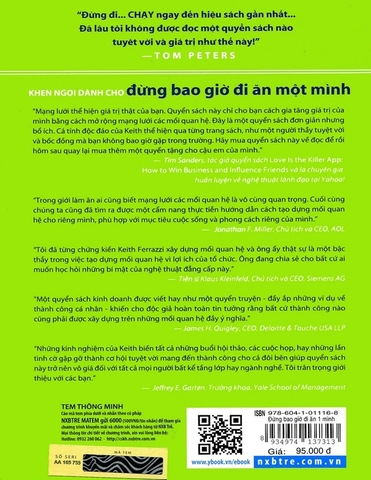 Đừng bao giờ đi ăn một mình