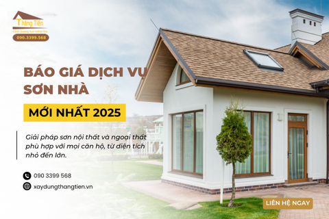 Báo Giá Dịch Vụ Sơn Nhà Trọn Gói Mới Nhất 2025 tại Thành Phố Hồ Chí Minh