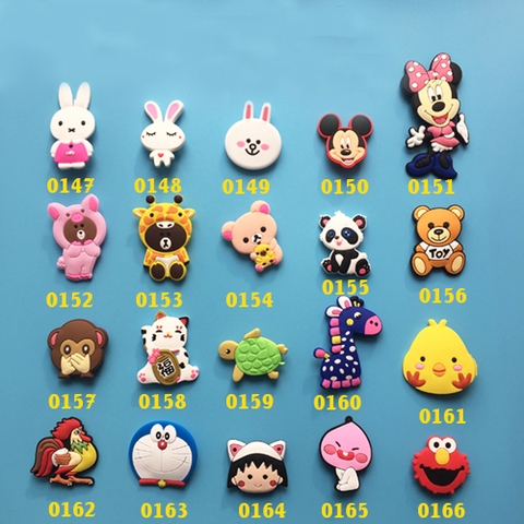 Sticker nút gắn dép Jibbitz cho giày dép Crocs - Loại 2D lớn 7k