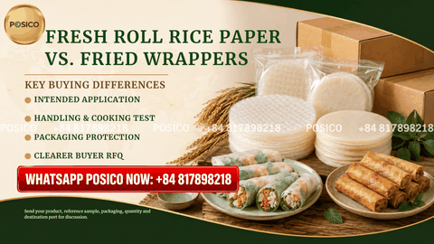 Fresh Roll Rice Paper vs. Fried Spring Roll Wrappers: Key Buying Differences