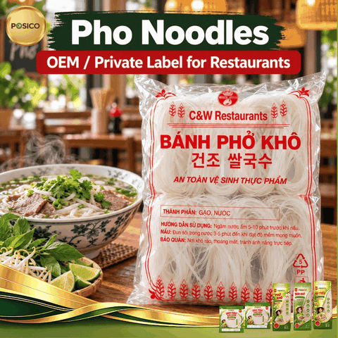 OEM Vietnamese Pho Noodles for Korea: A Full Container Ready for Our Customer’s Brand