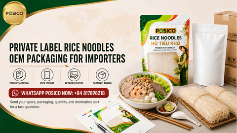 Private Label Rice Noodles: OEM Packaging for Importers