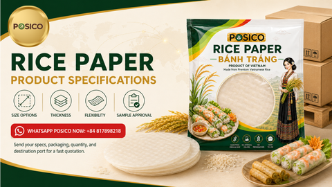 Rice Paper Sizes, Thickness and Specifications for B2B Buyers