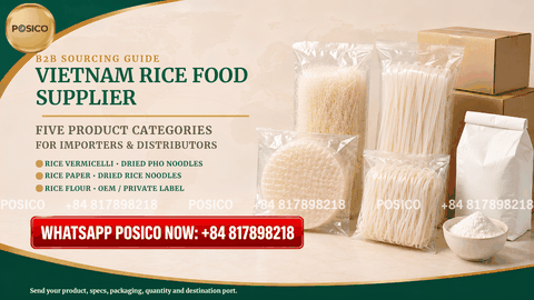 Vietnam Rice Food Supplier: Five Product Categories for Importers and Distributors