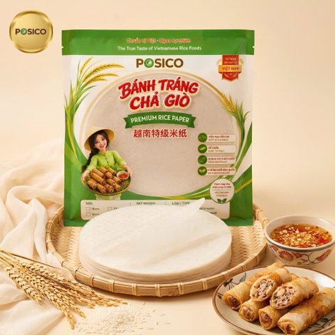 Vietnamese Rice Paper for Fried Spring Rolls | Crispy Spring Roll Wrappers (Bánh Tráng Chả Giò)