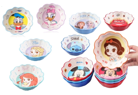 Tô Salad viền biên nhỏ hình chuột Minnie Mouse