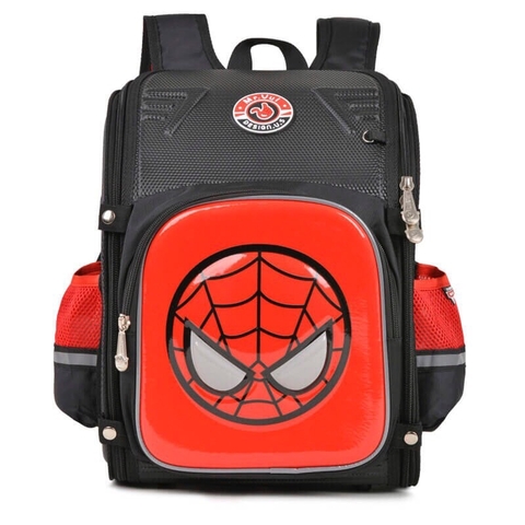 Ba lô chống gù trẻ em người nhện Spiderman màu đen mã 778 (38 x 15 x 28 cm)