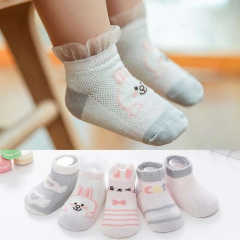 Set 5 đôi vớ bé gái Robi (giao mẫu ngẫu nhiên theo size)