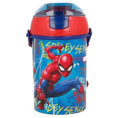 BÌNH NƯỚC DÂY ĐEO SPIDERMAN GRAFFITI 450ML