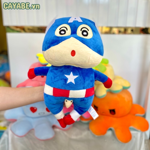 THÚ NHỒI BÔNG SHIN ĐỘI TRƯỞNG CAPTAIN AMERICA