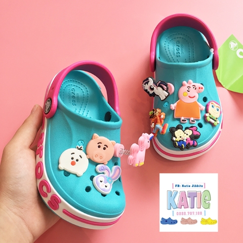 Dép cá sấu Crocs trẻ em Baya màu Xanh dương