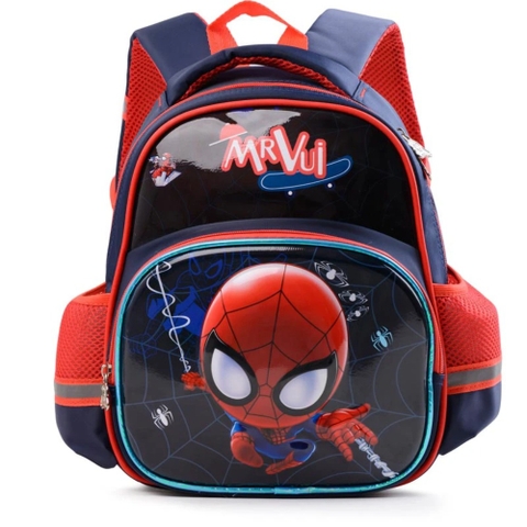 Ba lô mầm non cho bé người nhện Spiderman màu đỏ mã 875