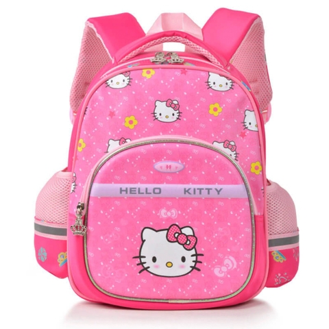 Ba lô chống gù cho bé hình Hello Kitty hồng mã 857