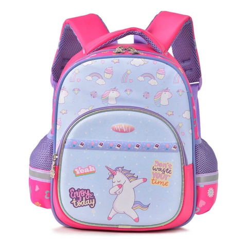 Ba lô mầm non ngựa Pony/ kỳ lân Unicorn hồng mã 857