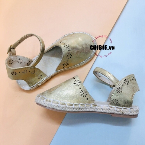 Giày Sandal bé gái Sfera màu vàng đồng