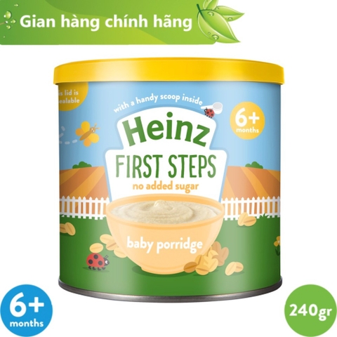 Bột Ăn Dặm Cháo Kem Yến Mạch Heinz cho bé 240g (Date: T11.21)