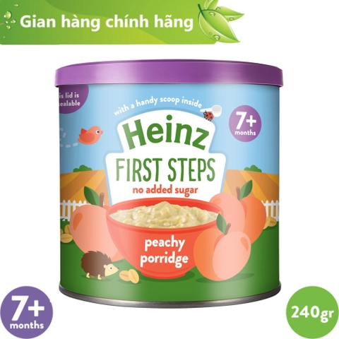 Bột Ăn Dặm Vị Cháo Đào HEINZ cho bé - 240g