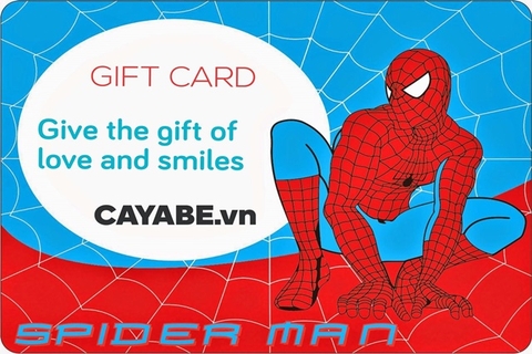 Gift Card - Thẻ quà tặng: Spiderman