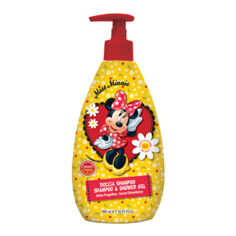 Gel tắm gội trẻ em Minnie chiết xuất trà xanh hữu cơ Sodico 500ML