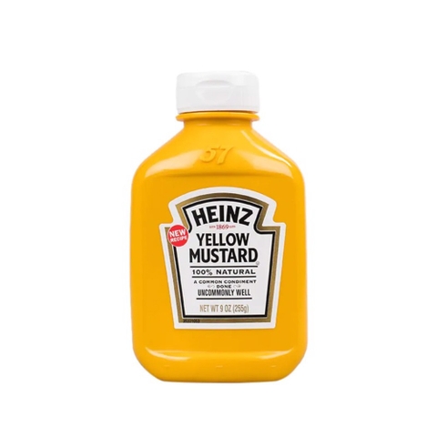 Mù Tạt Màu Vàng HEINZ Yellow Mustard - 255g