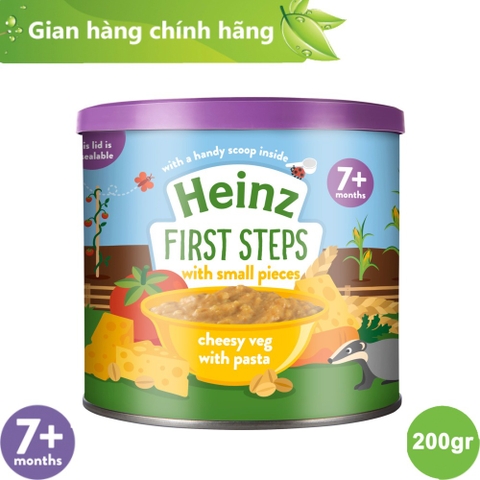 Bột Ăn Dặm Vị Mì Ý, Rau Củ và Phô Mai HEINZ 200g cho bé