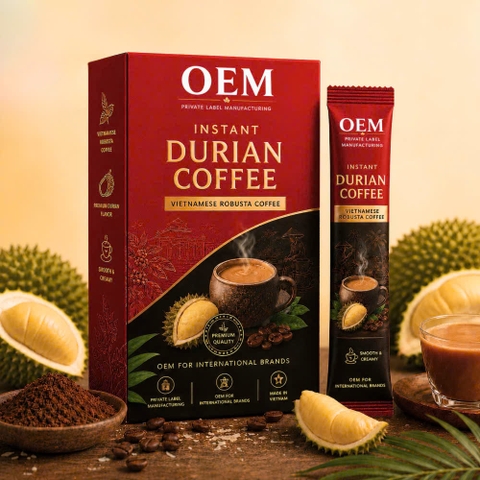 Spray-dried Instant Coffee (3 IN 1) - DURIAN FLAVOR