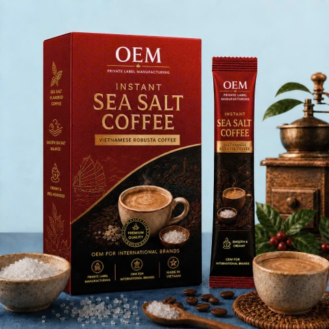 Spray-dried Instant Coffee (3 IN 1) - SEA SALT FLAVOR