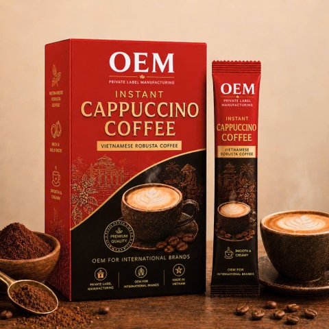 Spray-dried Instant Coffee (3 IN 1) - CAPPUCCINO FLAVOR