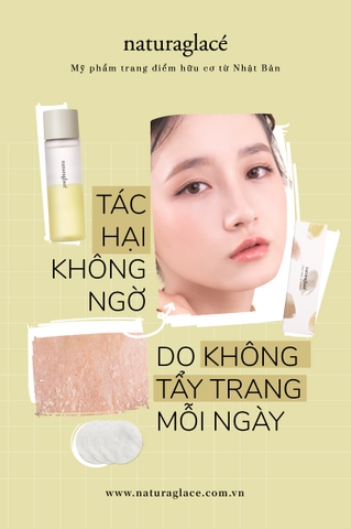 NHỮNG TÁC HẠI KHÔNG NGỜ CỦA VIỆC KHÔNG TẨY TRANG MỖI NGÀY!