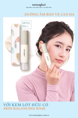 KEM LÓT HỮU CƠ DƯỠNG DA CẤP NƯỚC VÀ CÂN BẰNG ĐỘ ẨM SKIN BALANCING BASE