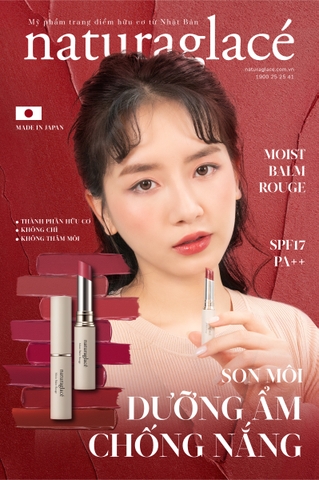 MOIST BALM ROUGE - SON HỮU CƠ NHẬT BẢN, TRANG ĐỂM & BẢO VỆ MÔI