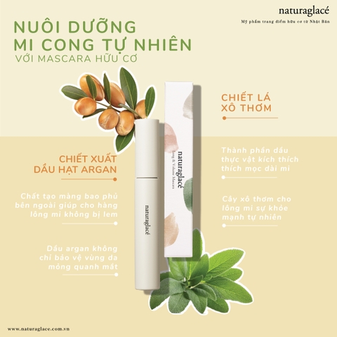 NUÔI DƯỠNG MI CONG TỰ NHIÊN VỚI MASCARA HỮU CƠ